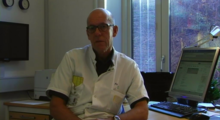 Overlæge Henrik Harling fortæller om tarmkræft. 03:04 min.